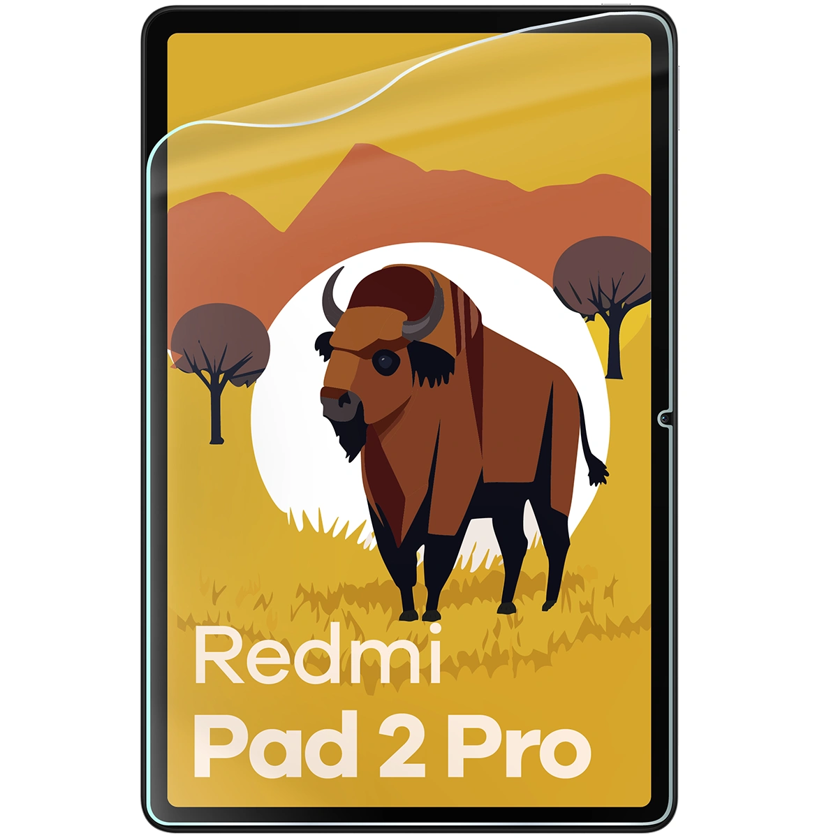Folia hydrożelowa na ekran Bizon Film Tab Papirus Duo nałożona na ekran tabletu do Xiaomi Redmi Pad 2 Pro